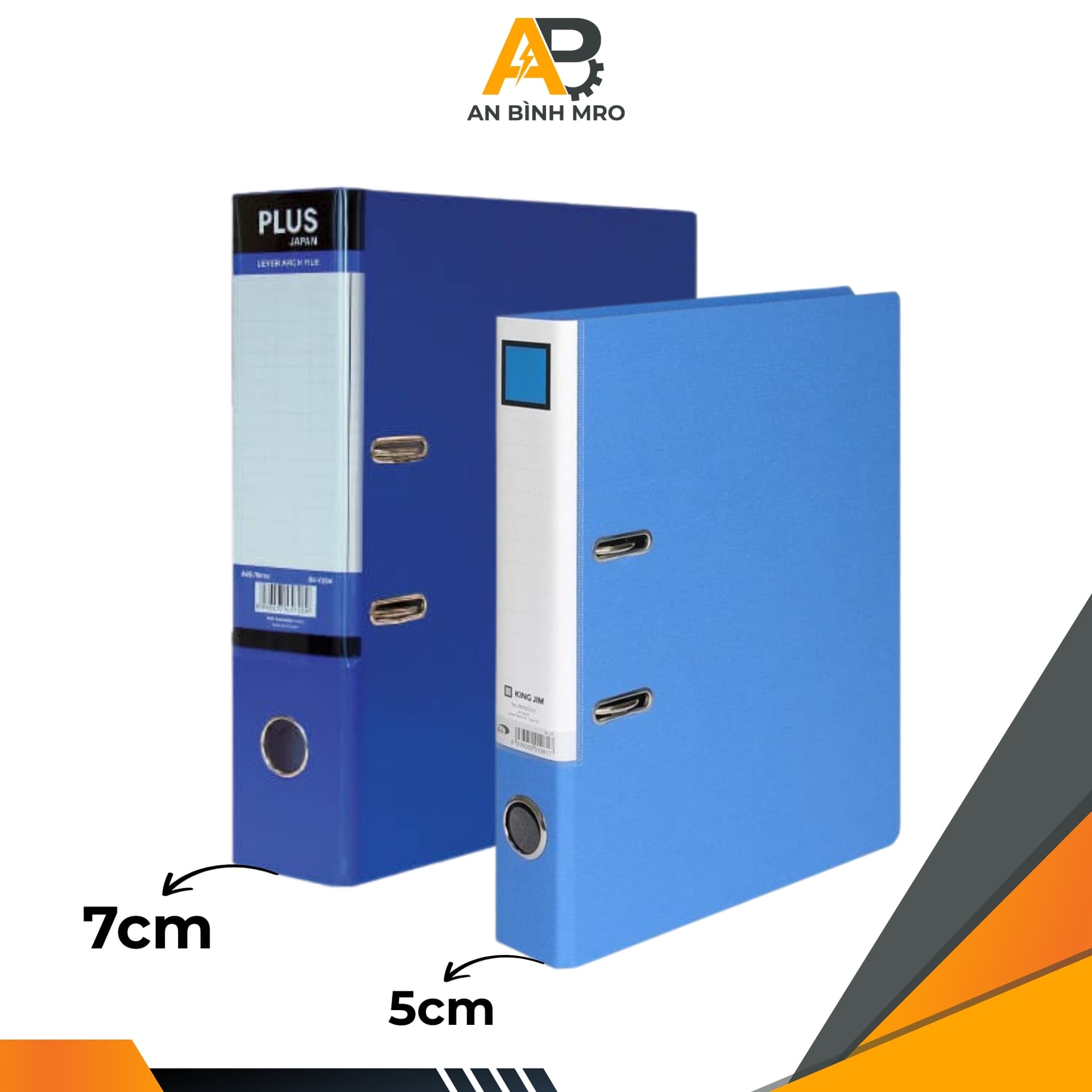 Bìa còng bật 7cm/5cm 