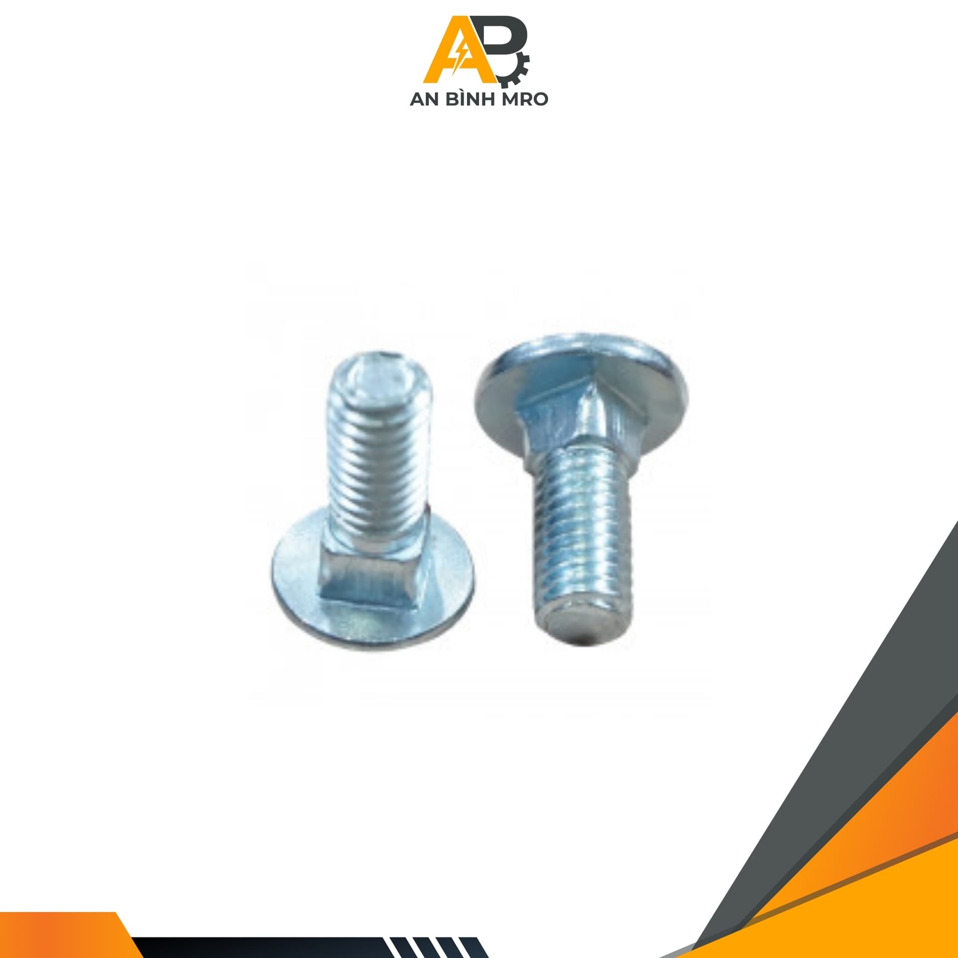 Bulong cổ vuông thép, inox, hệ inch