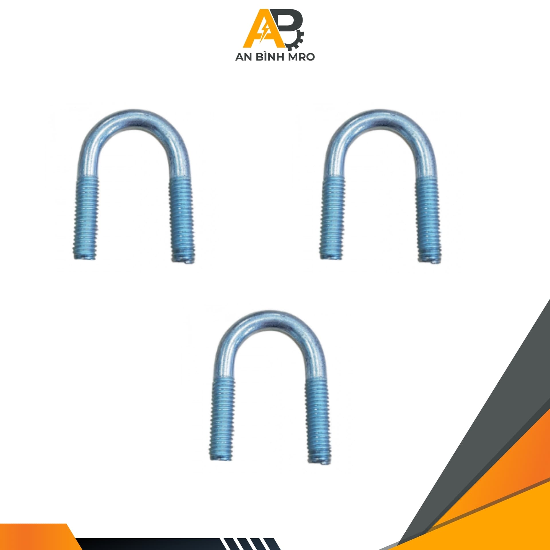 Cùm U thép mạ kẽm 