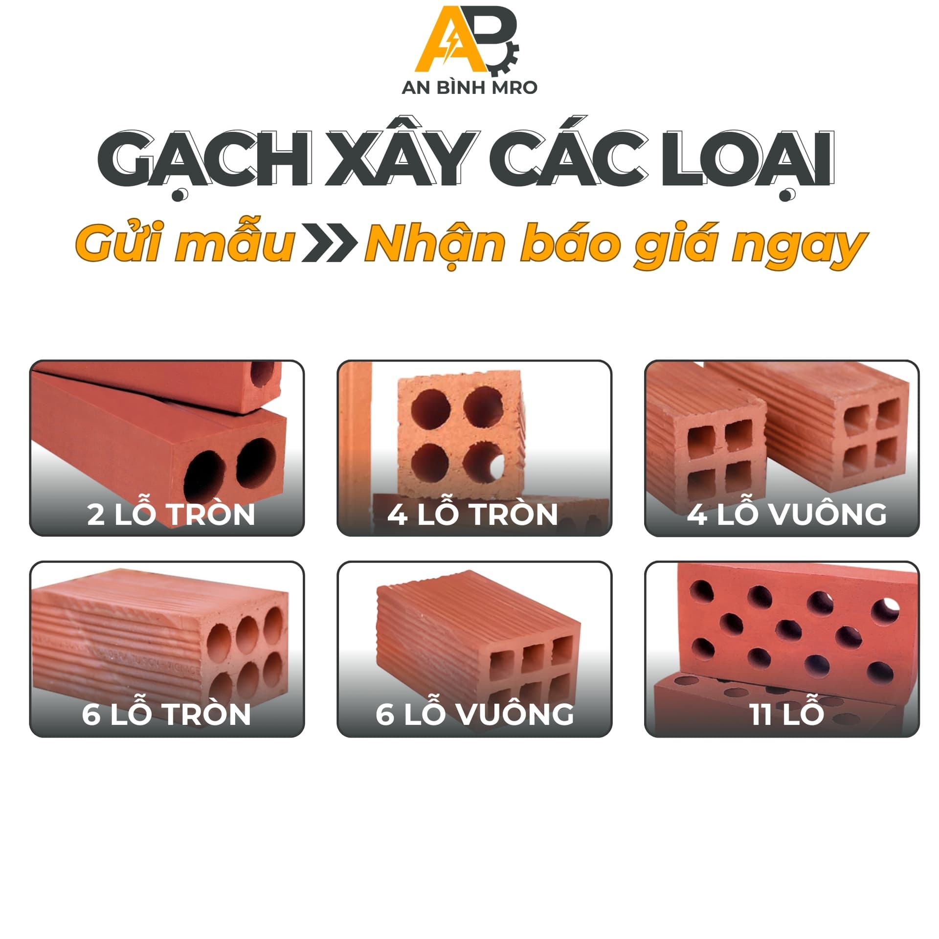 Gạch xây tường các loại 