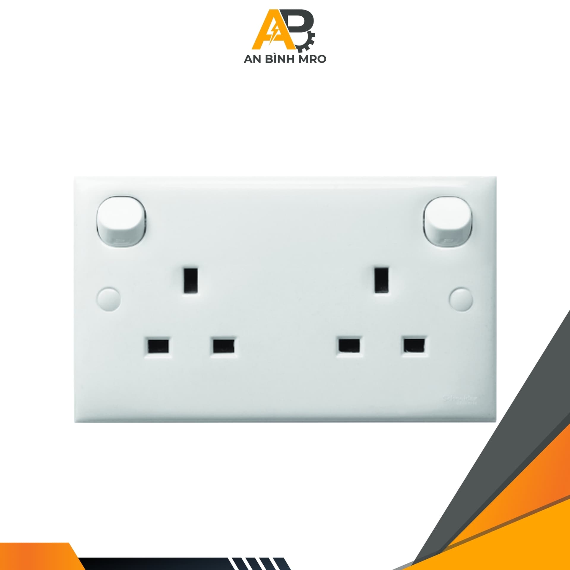 Ổ cắm âm tường kèm hạt 